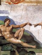 CERQUOZZI, Michelangelo Adam was born Spain oil painting artist